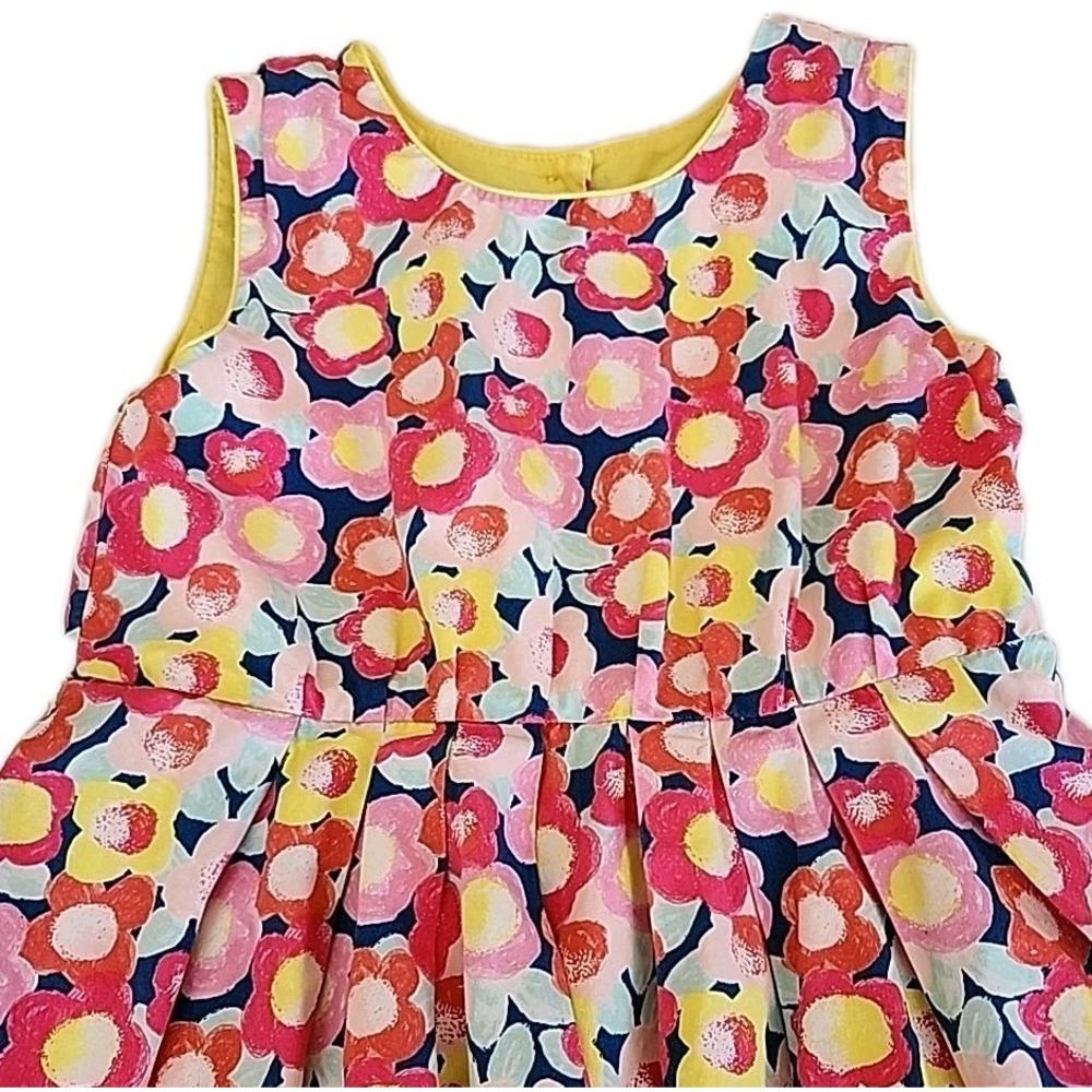 Marmeletta Girls Skater Dress Size 6X Twirly Floral Lined Tulle Easter Occasion - Picture 4 of 14